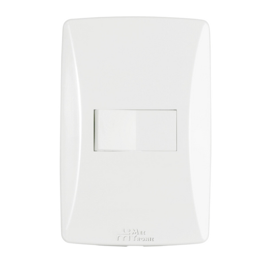 CONJUNTO INTERRUPTOR SIMPLES COM PLACAS PETRA MEC-TRONIC