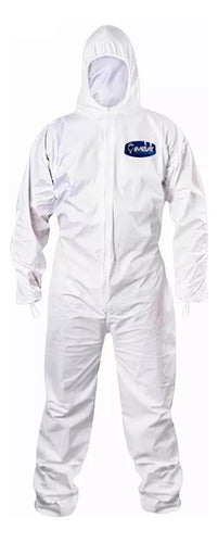 Kit 10 Macacão de Proteção Química Branco G Imbat