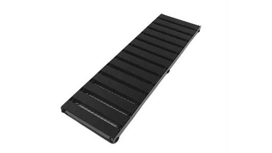 Grelha Pluvial C/Suporte 15cm x 50cm Preto - Induplasticos