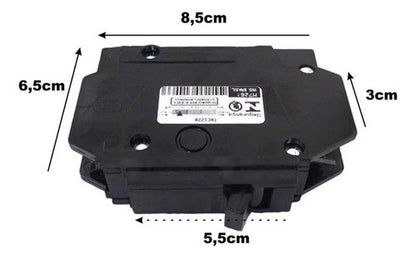 Disjuntor Nema Monopolar 30a GE Preto