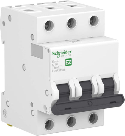 Disjuntor Tripolar Schneider Easy9 3ka Curva C 32a EZ9F33332