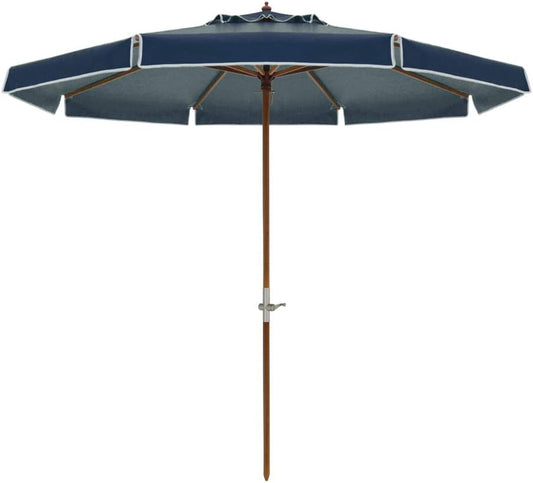 Ombrellone Madeira Cobertura Pvc Maninv 2,70m Azul Bel Lazer