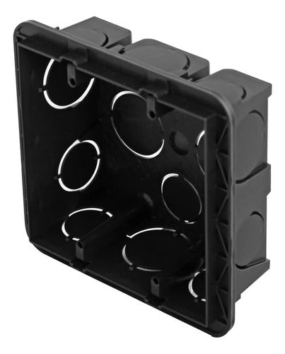 Caixa De Embutir Para Alvenaria 4x4 Preta 689045 Legrand