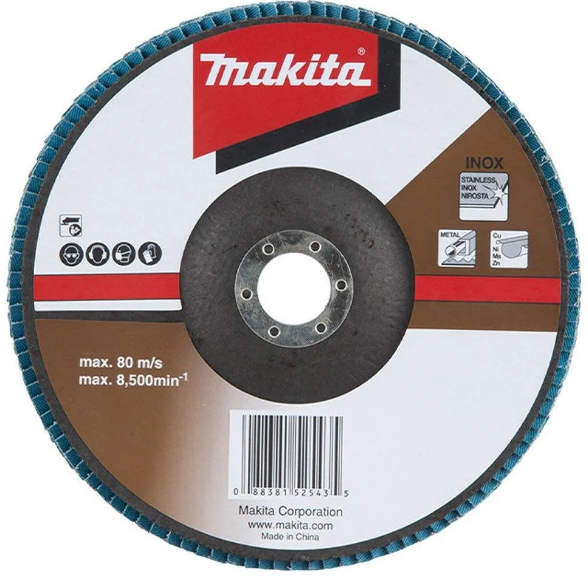 Disco Flap 180mm Grão Z80 D-63840 - Makita