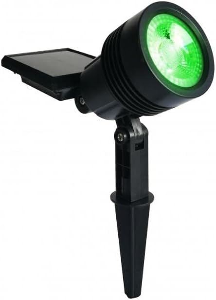 Luminária Espeto Spot Solar ABS 20 Lúmens Luz Verde - Ecoforce