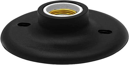 PLAF E-27 PORCEL PRETA TASCHIBRA