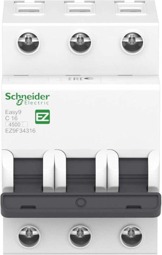 Disjuntor Tripolar Schneider Easy9 3ka Curva C 32a EZ9F33332