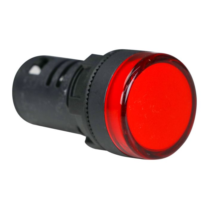 Botão Sinalizador LED 22mm 220V Vermelho Decorlux