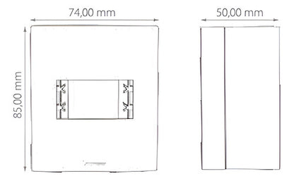 Caixa + Placa para 1 Módulo Branca Inovapro Alumbra