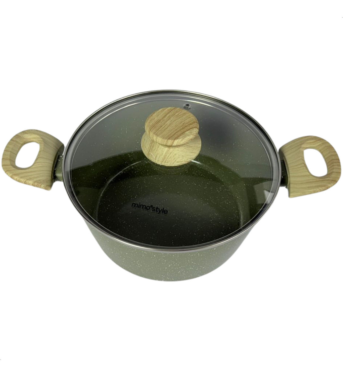 Jogo de Panelas 10 Peças Indução Cerâmica Verde Style Cook