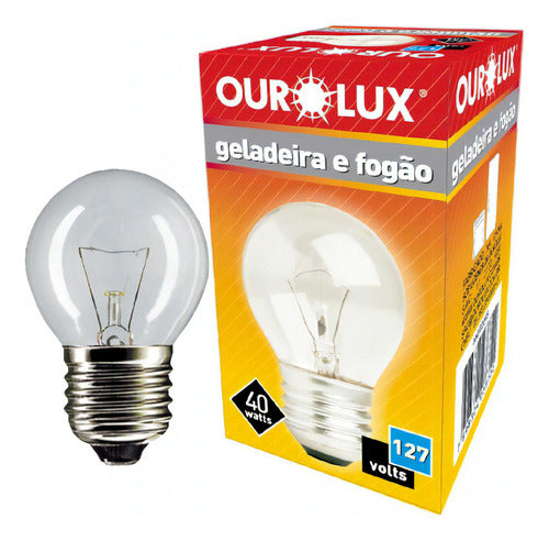 Lâmpada para Geladeira/Fogão 40W 220v Ourolux