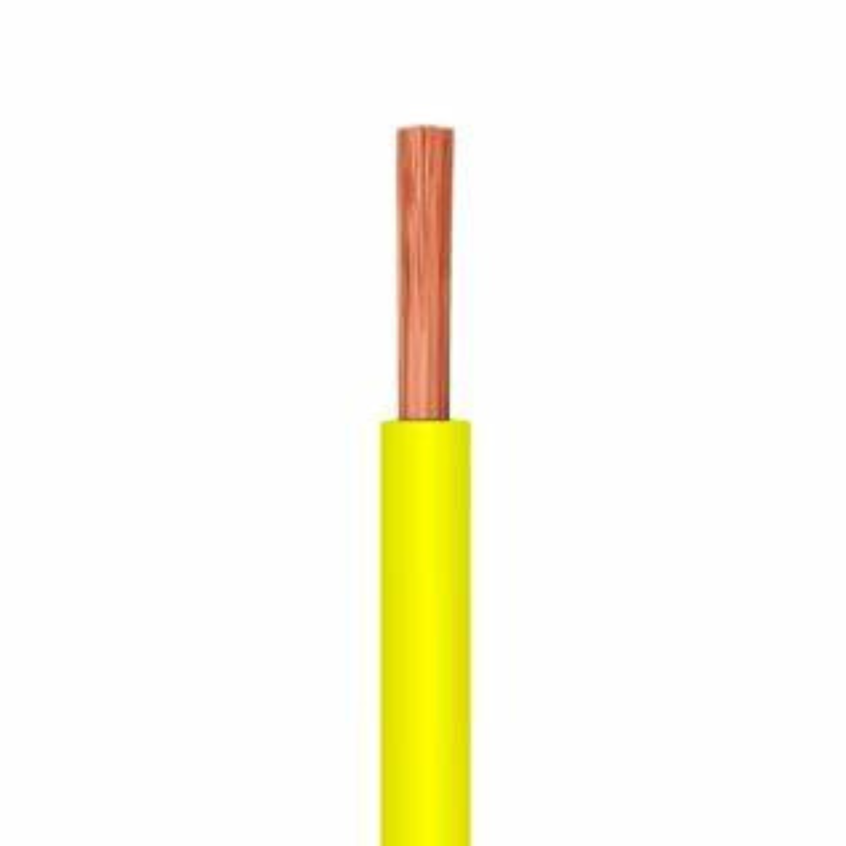 Cabo Flexível 10mm Amarelo 750V Rolo 15 metros -  Corfio