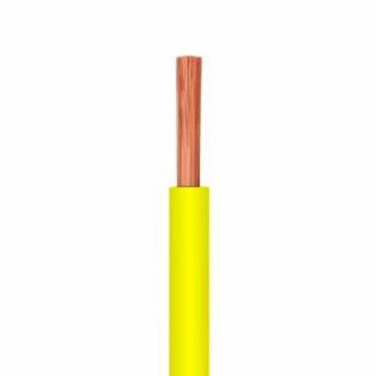 Cabo Flexível 10mm Amarelo 750V Rolo 15 metros -  Corfio