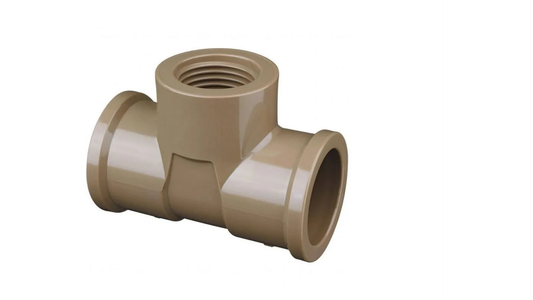 Kit 5 Te Soldável C/Rosca 25mm x 1/2" -  Fortlev