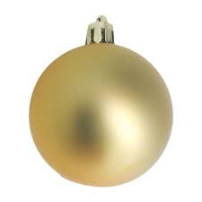 Bola de Natal Mista com 12 Dourado 3cm Florarte