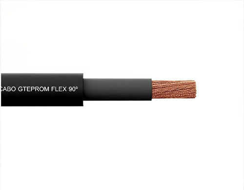 Cabo Flex Gteprom Hepr 16,0mm 1KV Preto 1Metro Cobrecom