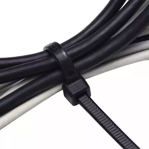 Abraçadeira de plástico com 100 UN preta 4,8 x 500 - Alumbra