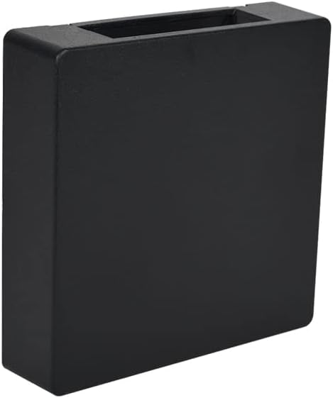 Arandela Clean Led Quadrada 3w 3.000k Preta Blumenau Cor Preto 110V/220V