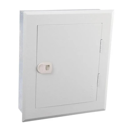 QUADRO METAL 16DIN 100A BRANCO EMBUTIR PIAL