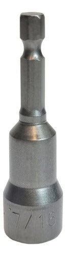 Soquete Magnético 5/16 65mm Oper Aço CRV