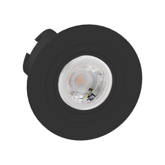 Spot Embutir Plana Mini Dicroica MR11 Gu10 Preto Save Energy - Federalle Express
