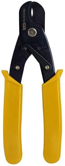 Alicate Corte Cabo Coaxial Descascador Western W-326 Amarelo