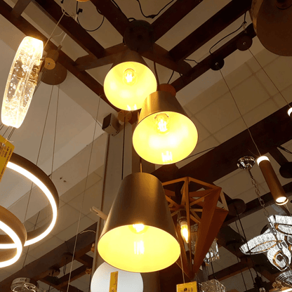 PEND UNA15 3XE27 BRONZE OR 168 ORLUCE - Federalle Express